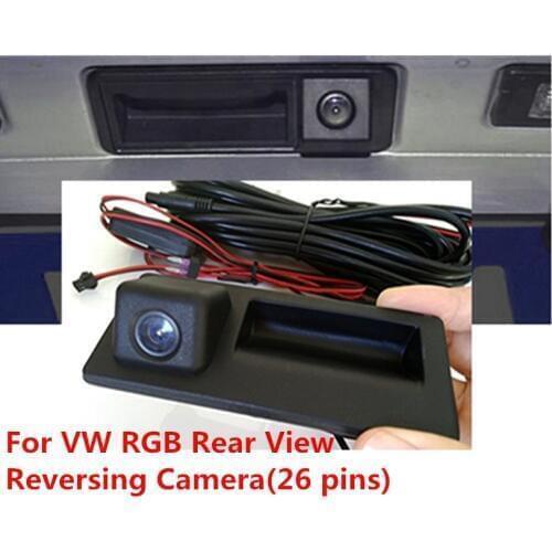 RGB Rear View Reversing Camera RVC For VW Jetta Tiguan Passat RNS510 RNS315 56D827566A