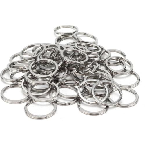 Key Ring Key Ring Stainless Steel Anti‑Rust Multi‑Purpose 30mm Keychain for Pendant Gift Key Chain Rings