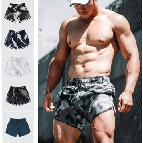 Summer New Sports Fitness Shorts Mens Basketball Game Training Running Casual Camouflage Quick-drying Pants 2021
