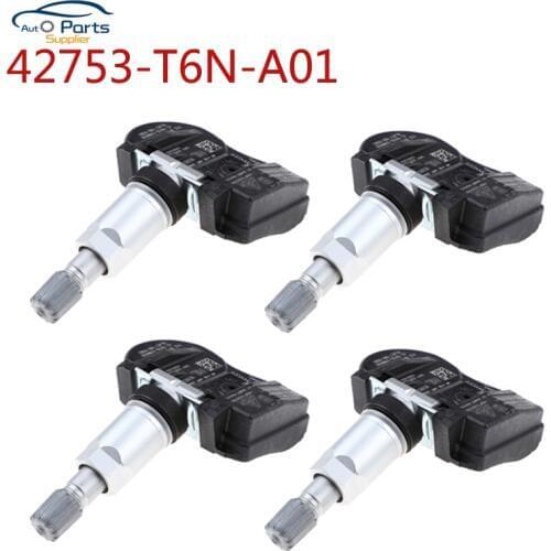 4pcs For Honda For 2018 2019 2020 Acura TLX 433MHZ TPMS Sensor Tire Pressure Monitor 42753-T6N-A01 42753-T6N-TBD