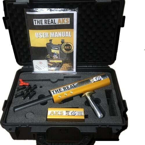 Real Gold AKS 6 Antennas with Filter with Removable Battery For Underground Detect Gold Silver Gem Diamond