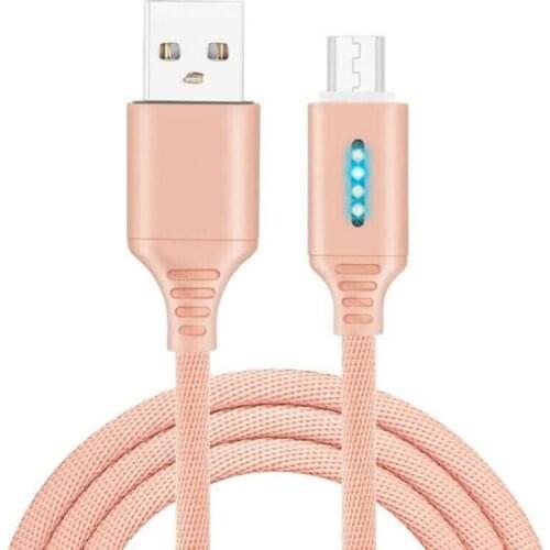 Fast Charging Auto Cut-Off Nylon Quick Charging Cable Smart Disconnect Line Intelligent Data G6W3