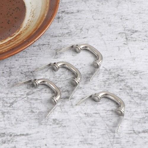 New 4pcs 1:12 Dollhouse Miniature Door Handle Drawer Handle Furniture Accessories