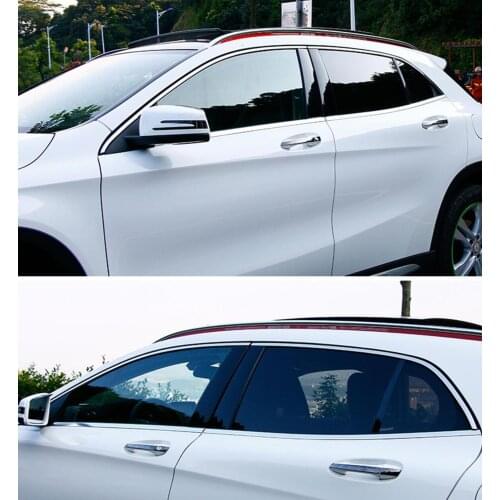 Stainless steel Exterior Window Sill Lid Trims for mercedes benz GLA220 GLA200 GLA260 2015 2016 2017 2018 2014 Car Styling
