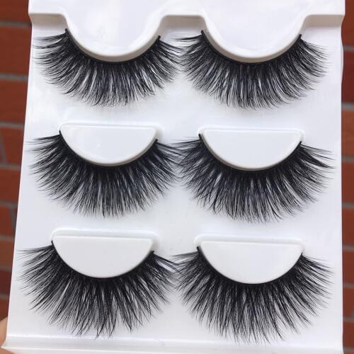 013 New Black Exaggerated 3D False Eyelashes Soft Cotton Stitch High Quality Fiber Fake Eyelashes Cross Messy Makeup Eye Lashes