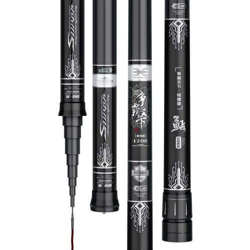 7/8/9/10/11/12/13/14/15/16m Telescopic Fishing Rod Hand Pole Super Light Super Hard Long Section Power Hand Pole Spinning Sticks