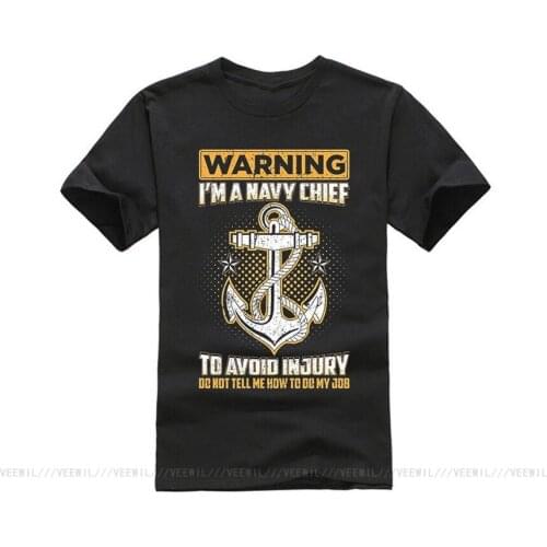 Navy Chief Petty Officer Funny Military Veteran T Shirt Homme