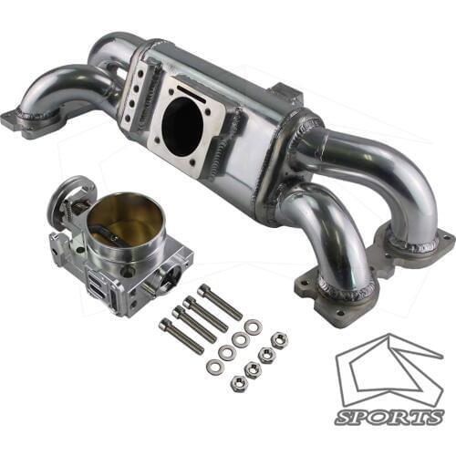 Air Intake Manifold + Throttle Body Fits For Impreza WRX STi Turbo EJ20 EJ25 01-07