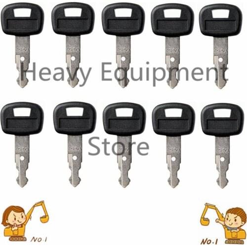 10) Key For Kubota Mini Excavator, Backhoe Skid Steer Track Loader 459A