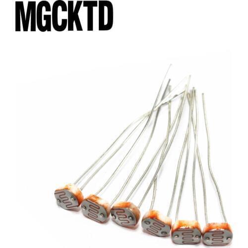 20PCS GL5516 5516 Light Dependent Resistor LDR 5MM Photoresistor