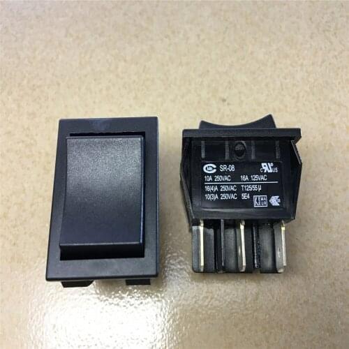 3 Positions 16A 250VAC T125/55 Power Switch High Power SR-08 Merchant Power Rocker Switch