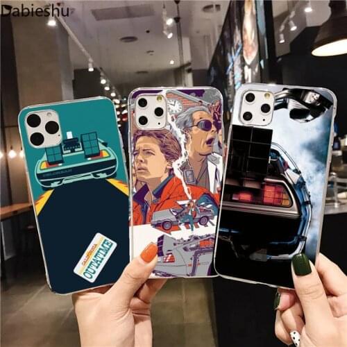 Back To The Future Phone Case for iphone 12 pro max 11 pro XS MAX 8 7 6 6S Plus X 5S SE 2020 XR cover