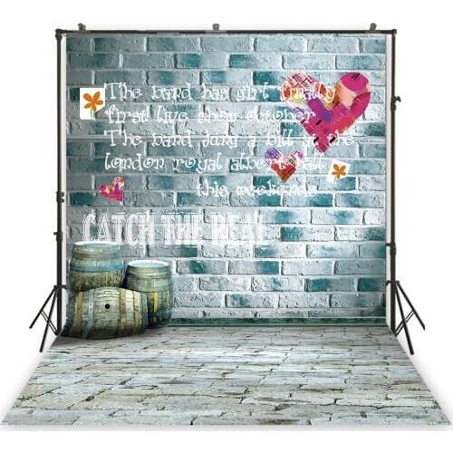 HUAYI Photography Backdrop Vintage Brick Wall Newborns Child Photo Background Studio Customize Photobooth Backdrops XT-1686