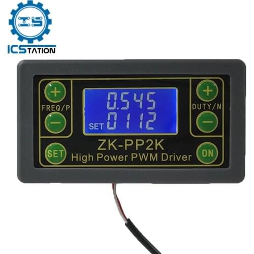 5V 12V 24V PMW DC Motor Speed Controller LED Dimmer Signal Generator PWM Pulse Dual Mode Driver Frequency Duty Cycle Adjustable