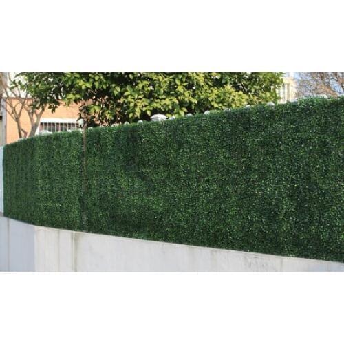 2.4M x 2.4M Wedding Grass Mat Artificial Boxwood Foliage Hedge Wall Panels Flower Wall Home and Garden decoation