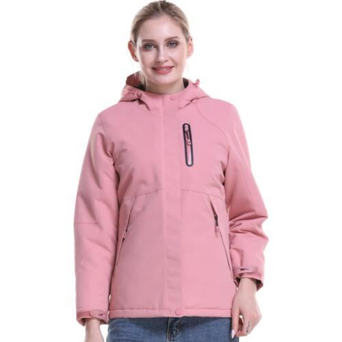 Winter Outdoor Jacket Waterproof Jacket Men Solid Down Cotton Hiking Jacket Warm USB Heated Jacket Men Women Regenjacke Herren