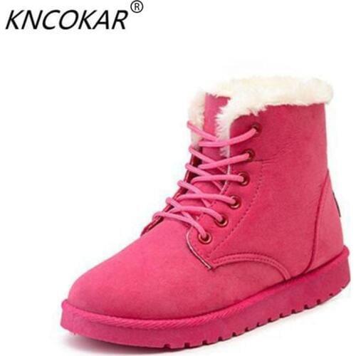 2019 hot sales fall and winter snow shoes more flat and velvet short cylinder grinding with cotton size 35-40 women short boots