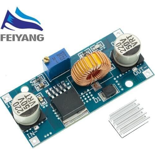 10pcs 5A XL4015 DC-DC Step Down Adjustable Power Supply Module Lithium Charger