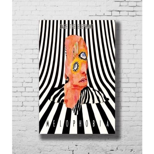 Posters and Prints Cage The Elephant Melophobia Custom Music Star Wall Art Poster Canvas Painting Bedroom Home Decor