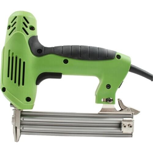 Professional Electric Nailer and Stapler Furniture Staple Gun 1800W for Frame with Staples Nails Carpentry Woodworking Tool 220V