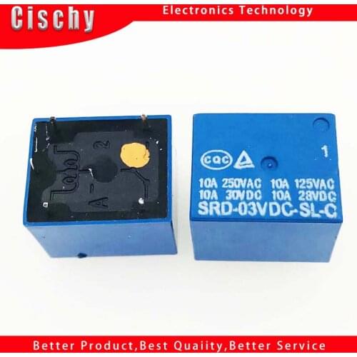 Relay SRD-03 05 06VDC-SL-C 5PINS 3V 5V 6V High-quality SRD-03VDC-SL-C SRD-05VDC-SL-C SRD-06VDC-SL-C