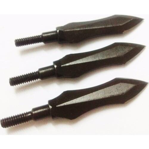 High-quality useful 6pcs arc-shaped willow leaf like archery hunting broadheads outdoor hunting arrow tips