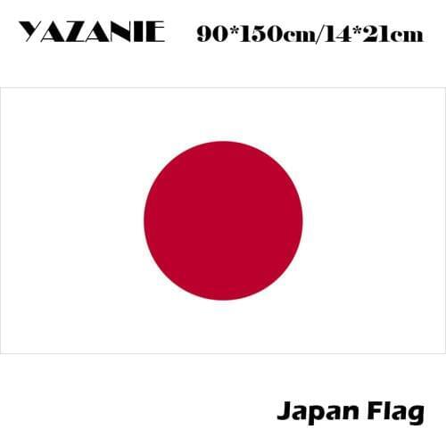 YAZANIE 90x150cm Japan Flags National Banner Home Decoration High Quality Japanese Custom Flag Country Indoor Outdoor Banner