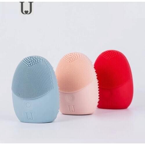 ·Youpin JORDAN & JUDY Face Cleaning beauty Mini Electric Massager Brush Washing face Waterproof Silicone Deeply Cleansing