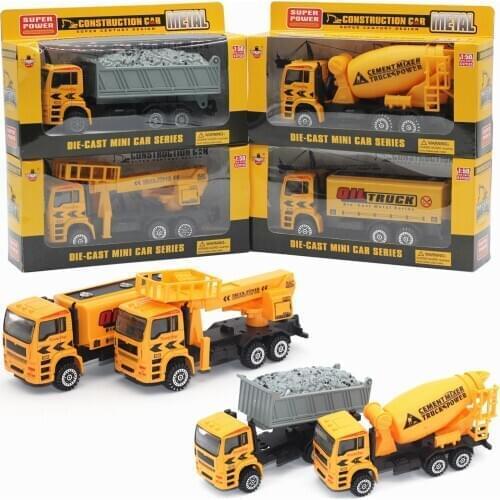 1:50 model toys, children Alloy car truck/mining,Pull Back car, Model car toys. Transport model Childrens toy cars