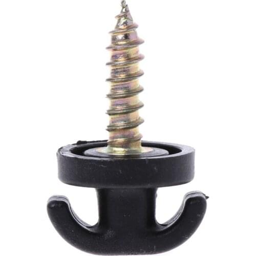 2 Pcs Universal Car Rear Envelope Cargo Net Tie Down Hook Ring Loop Hanging