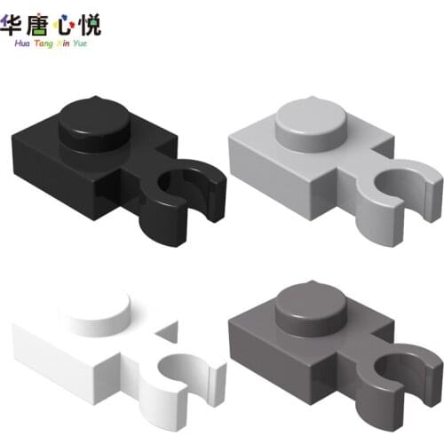 20PCS/Set 60897 4085 MOC 1x1 Holder Horizontal Plate Assembles Accessories Parts Building Blocks Toys for Children Kids Gifts