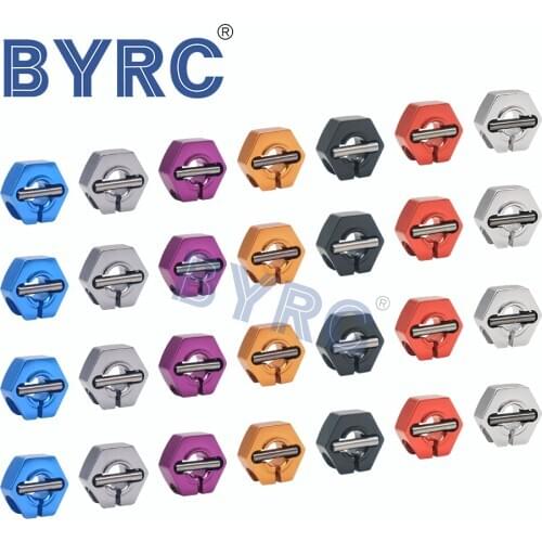 4Pcs/set Aluminum 5.0 Wheel Hex 12MM Metal Wheel Hex for 1/10 Axial SCX10 Traxxas HSP Tamiya RC Crawler D90