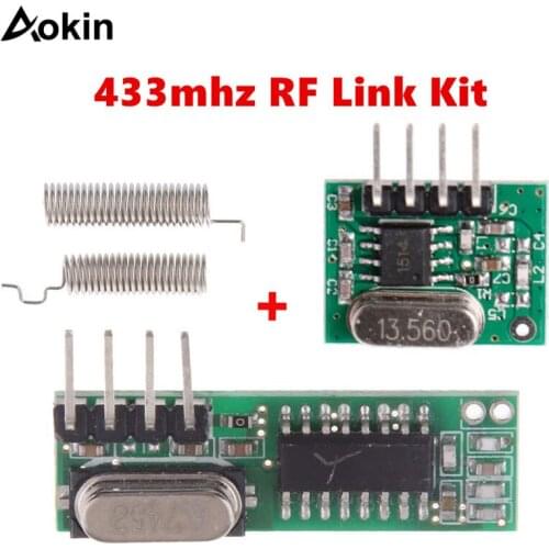 433 Mhz Superheterodyne RF Receiver and Transmitter Module 433Mhz Remote Controls For Arduino UNO Wireless Module Diy Kits