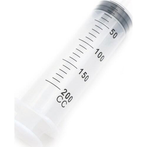50ml/100ml/200ml Reusable Big Large Hydroponics Plastic Nutrient Sterile Health Measuring Syringe Tools Cat Feeding Accessories