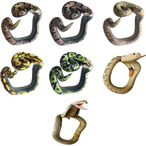 Snake Bracelet Simulation Animal Model Multi Styles Realistic Snake Shaped Bracelet Look Real for Adults Children Teens