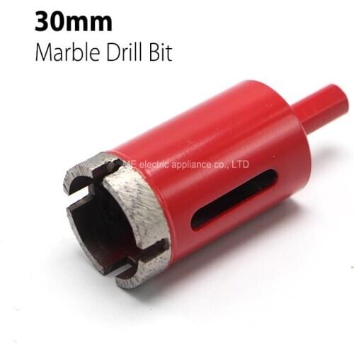 30mm Core Drill Bit for Marble Granite Stone Material Cement Sintering Diamond Bit