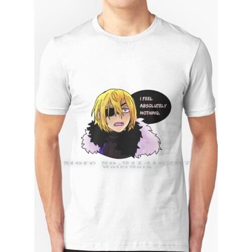 Dimitri Feels Absolutely Nothing ( Fire Emblem : Three Houses ) T Shirt 100% Pure Cotton Blackkittypet Fire Emblem Feh Nintendo