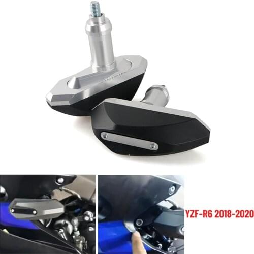 For Yamaha R6 2019 2020 Frame Slider Crash Pad Motorcycle Fairing Cover Protection Motor Engine Guard Protector YZFR6 YZF-R6 YZF