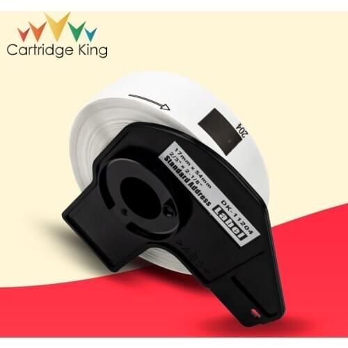 Cartridge King for Brother DK-11204 1Roll Thermal Label Die Cut Sticker Paper 17mm*54mm for Brother QL1050 QL-500 QL-1100 QL570