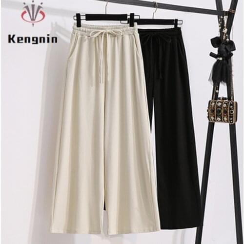 Kengnin Women's Knitted Trousers