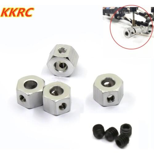 5mm to 12mm Metal Combiner Wheel Hub Hex Adapter for RC Car WPL D12 B14 B16 B24 B36 C14 C24 MN D90 D91