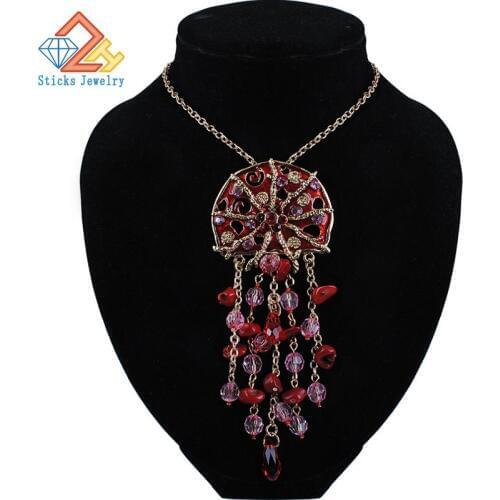 New Fashion Charm Prom Wedding Bridal Jewelry Crystal Rhinestone Necklace Gift