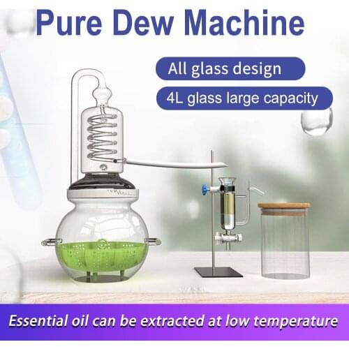 ZOIBKD 4L Plant Essential oil Extraction Equipment Small Household Essential oil Pure Dew Extractor
