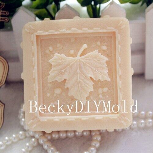 Wholesale!!!1pcs The Maple Leaf (zx28) Silicone Handmade Soap Mold Crafts DIY Mould