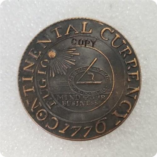 1776 Continental Curency Copy Coin commemorative coins-replica coins medal coins collectibles