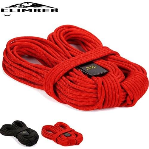 XIND Professional Rock Climbing Rope Outdoor Hiking Corda 8mm Diameter High Strength Statics Safety Rope Fire Rescue Parachute