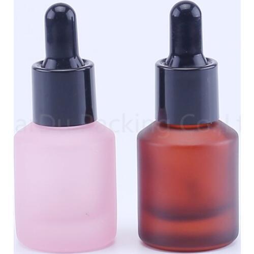 Empty Dropper Bottle essential oil Glass Aromatherapy Liquid 15ml Drop for massage Pipette Bottles Refillable
