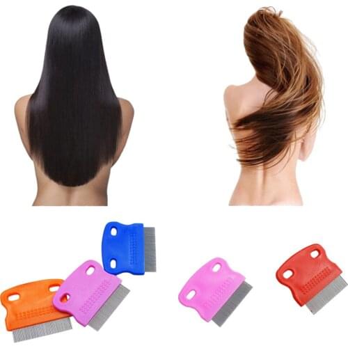 1pcs High Quality Terminator Lice Comb Rid Free Kids Hair Rid Headlice Stainless Steel Metal Teeth Pro Remove Brushes Tools 917