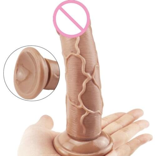 Realistic Dildo Anal Masturbator Sex Toys for Couples Crystal Jelly Dildo Suction Cup Penis Thrusting Dildo Phalos for Women Gay