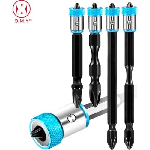 S2 Anti Slip Electric Screwdriver Bit Set Bits Magnetic Bits Slotted phillips 65MM 110MM